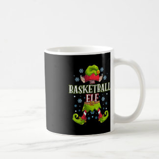 Basketball Elf Matching Family Group Weihnachtsfei Kaffeetasse