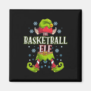 Basketball Elf Matching Family Group Weihnachtsfei Magnet