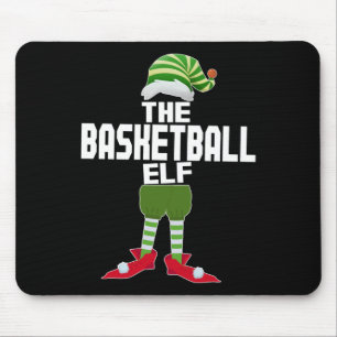 Basketball Elf Matching Family Group Weihnachtsfei Mousepad