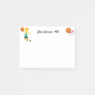 Basketball Emojis Post-it Klebezettel