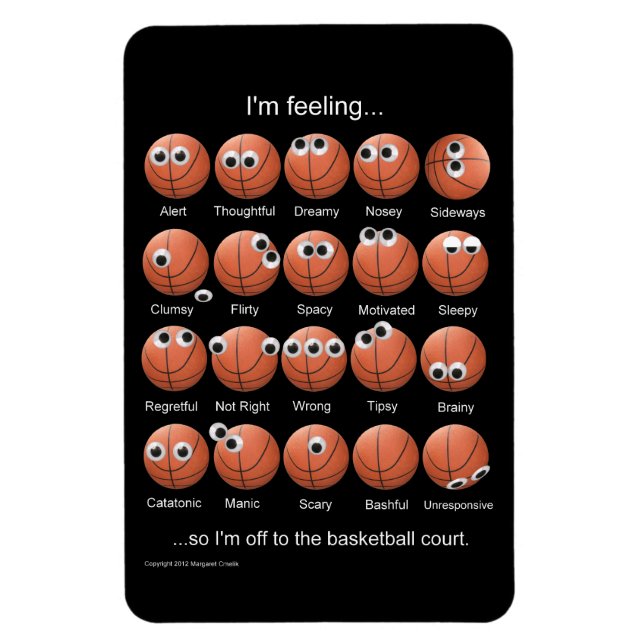 Basketball Emotions Magnet (Vertikal)