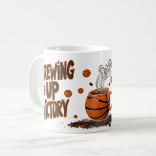 Basketball-Enthusiasten brauen den Sieg Kaffeetasse