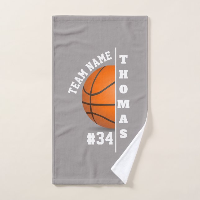 basketball entraîneur équipe serviette à main (Serviette à main)