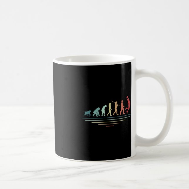Basketball Evolution Basketball Basketball Trainer Kaffeetasse (Rechts)