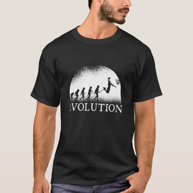 Basketball-Evolution - Evolution Basketball T-Shirt (Vorderseite)