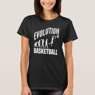 Basketball Evolution From Monkey To Men BBall Dunk T-Shirt
