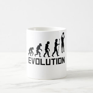 Basketball-Evolution Kaffeetasse