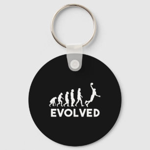 Basketball Evolution Männer Frauen Mädchen Kinder  Schlüsselanhänger