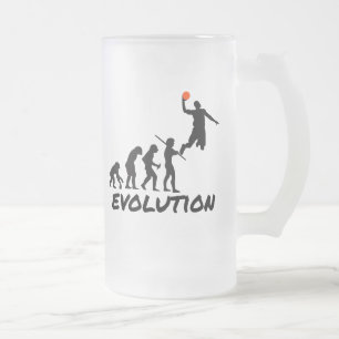 Basketball-Evolution Mattglas Bierglas