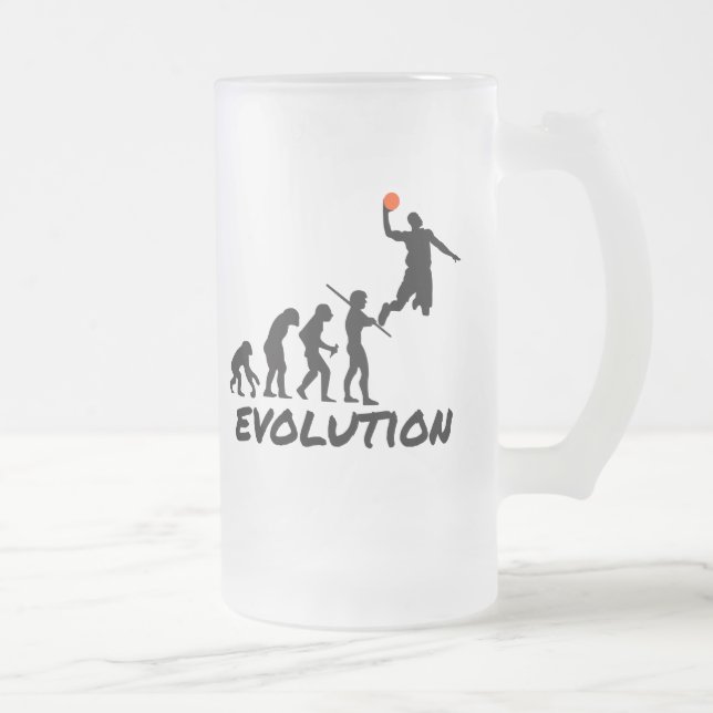 Basketball-Evolution Mattglas Bierglas (Rechts)
