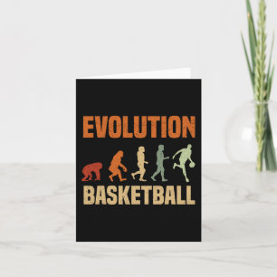Basketball Evolution vom Affen zum Männchen Ganze Karte