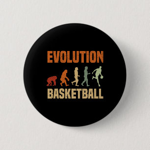 Basketball-Evolution vom Affen zur Liebe Button