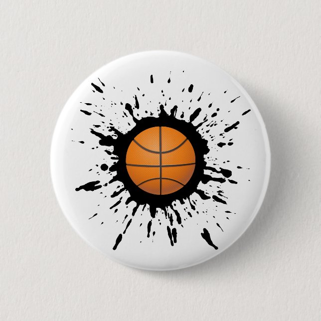 Basketball-Explosion Button (Vorderseite)