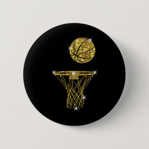 Basketball Exquisite Button