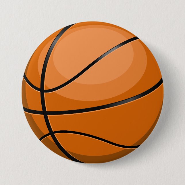 Basketball-Fan Button (Vorderseite)