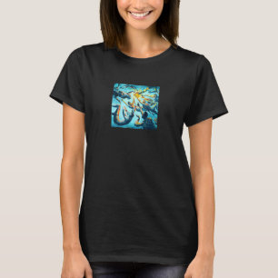 Basketball Fans Unterwasser Feuerball T-Shirt