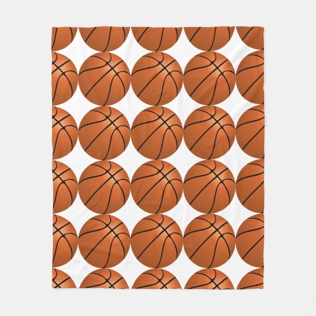 Basketball Fleece Blanket Sportfans (Vorderseite)