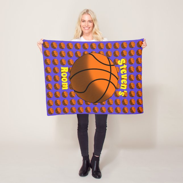 Basketball-Fleece-Decke Fleecedecke (Beispiel)