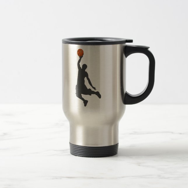 Basketball Flieger Typ Reisebecher (Rechts)