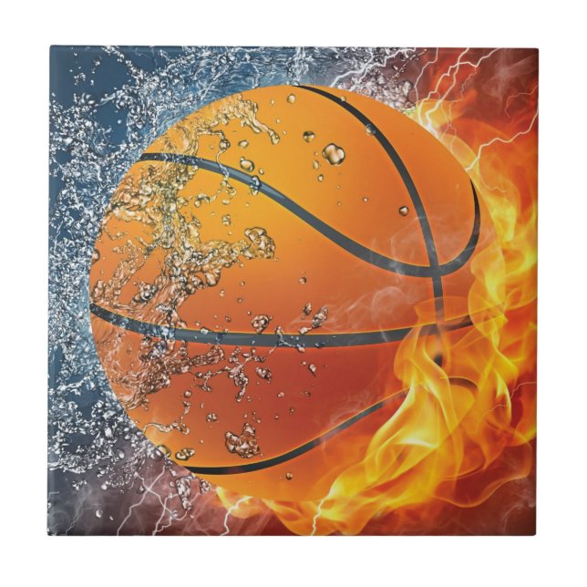Basketball Fliese (Vorderseite)