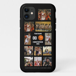 Basketball Foto Collage Black Case-Mate iPhone Hülle