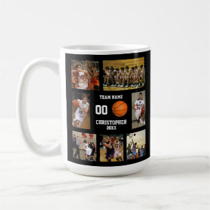 Basketball-Foto-Collage Kaffeetasse