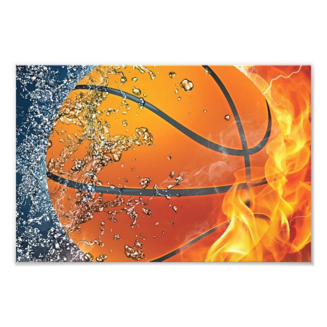 Basketball Fotodruck (Vorne)