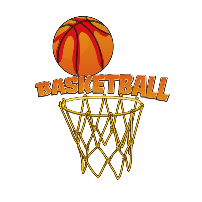 Basketball Freistehende Fotoskulptur (Vorne)