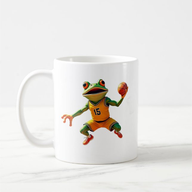 Basketball Frog rechte Tasse (Links)