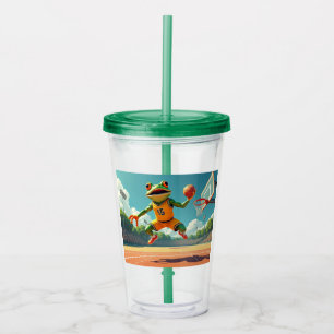 Basketball Frosch Acryltumbler Acryltrinkbecher