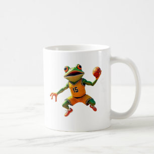 Basketball Frosch links Tasse