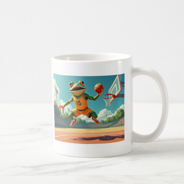 Basketball Frosch links Tasse (Rechts)