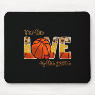 Basketball für die Liebe des Spiels Mousepad
