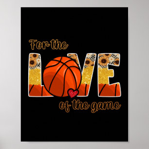 Basketball für die Liebe des Spiels Poster