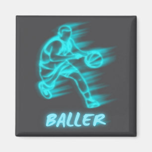 Basketball für Jungen oder Männer Baller Cool Arts Magnet