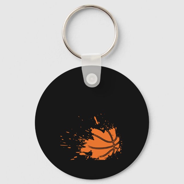 Basketball für Liebhaber Schlüsselanhänger (Vorderseite)
