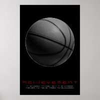 Basketball für Schwarz-weiße Motivierend Leistung