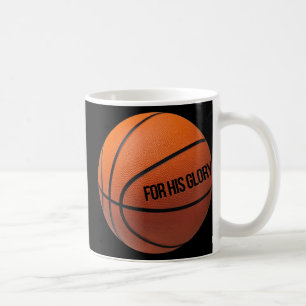 Basketball für Sportler, die Gott und Liebe Kaffeetasse