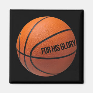 Basketball für Sportler, die Gott und Liebe Magnet