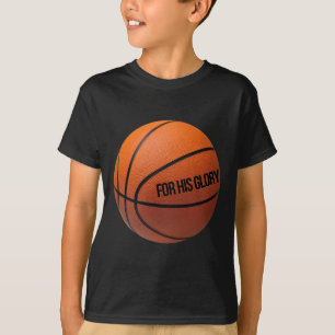 Basketball für Sportler, die Gott und Liebe T-Shirt