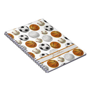 Basketball Fußball Baseball Water Polo Ball Sport Notizblock