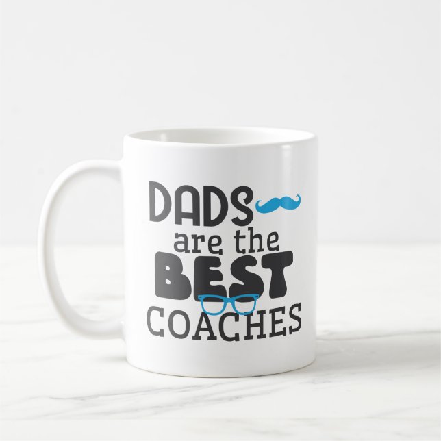 Basketball-Fußball-beste Trainer-Vater-überhaupt Kaffeetasse (Links)