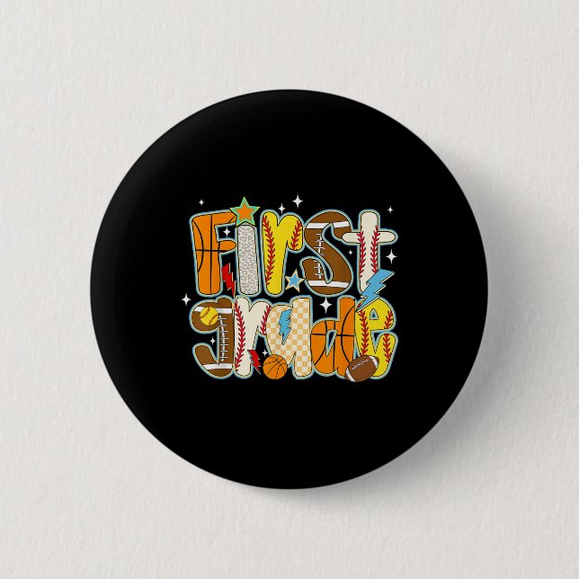 Basketball Fußball S Button (Vorderseite)