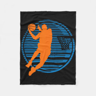 Basketball Game Dunk Player Court Sport Basketball Fleecedecke