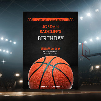 Basketball Geburtstag Einladung