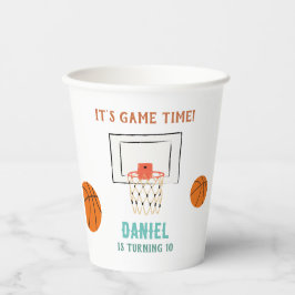 Basketball Geburtstag Pappbecher