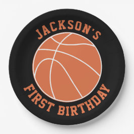 Basketball Geburtstag Pappteller