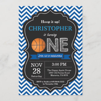 Basketball-Geburtstags-Einladungs-1. Einladung