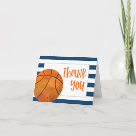 Basketball geklappt Danke Karte