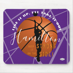 Basketball Gel Mouse Pad Lila HAMbyWG Mousepad